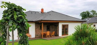 Střecha na bungalov sedlová beton BRAMAC galerie