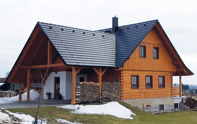 Tříplášťové střechy v horských oblastech