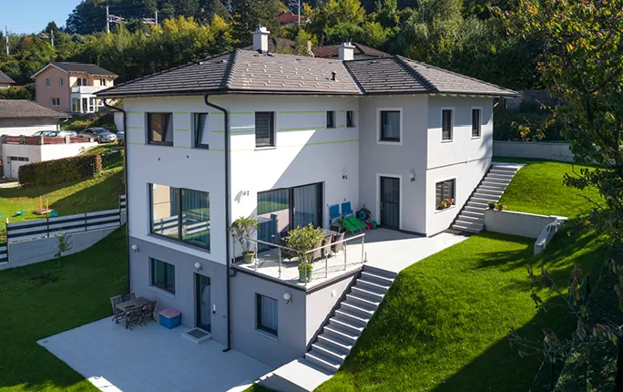 Sedlová střecha alpského typu BRAMAC