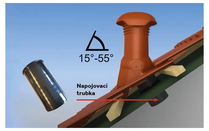Napojovací trubka