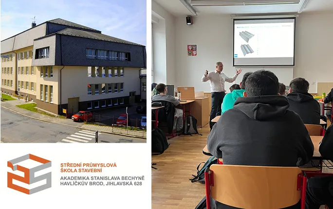 Přednáška na technickém lyceu HB