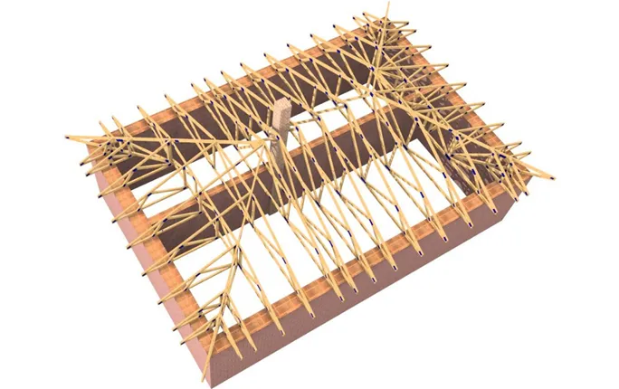 Nosná konstrukce přenáší veškerá zatížení střešního pláště