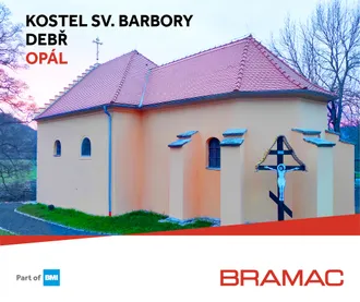 Kostel v Debři na Mladoboleslavsku je raritou