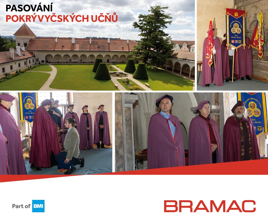 pasování pokrývačů Telč průřez ceremoniálem 