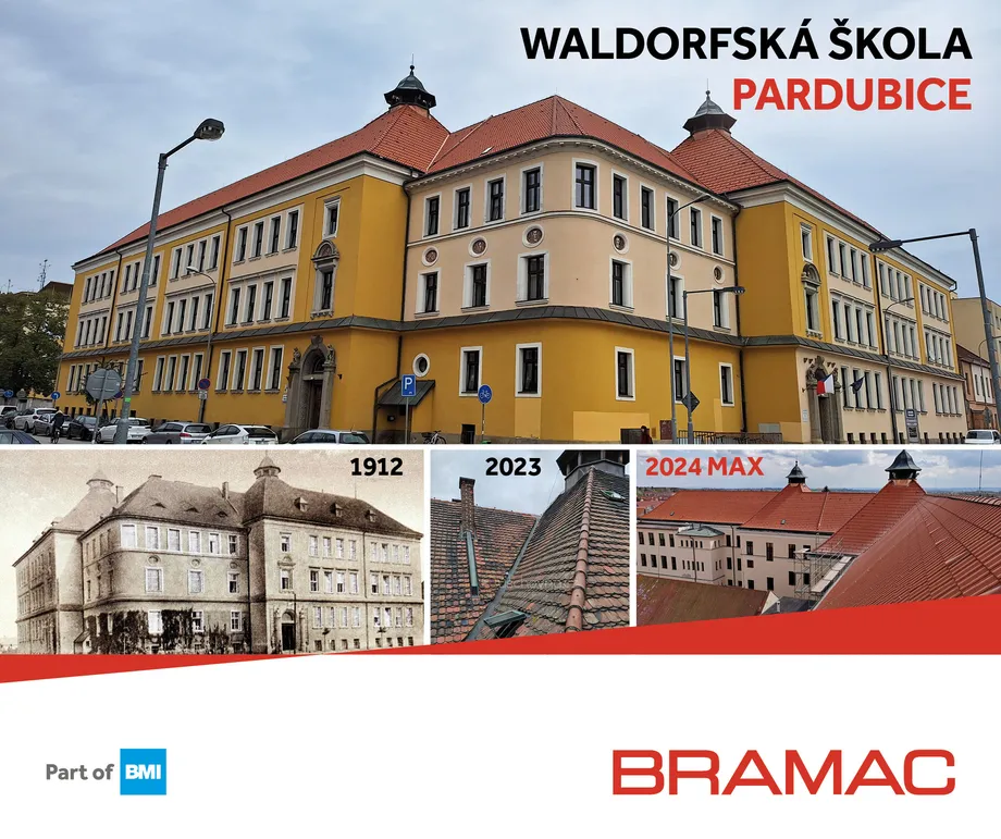 Waldorfská škola v Pardubicích si k 30letému výročí nadělila novou střechu