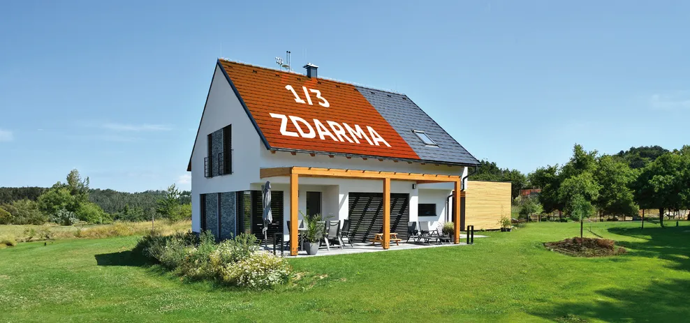 1/3 střechy BRAMAC zdarma