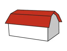 mansardová střecha